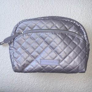 Vera Bradley Iridescent Purple Quilted Cosmetic Bag